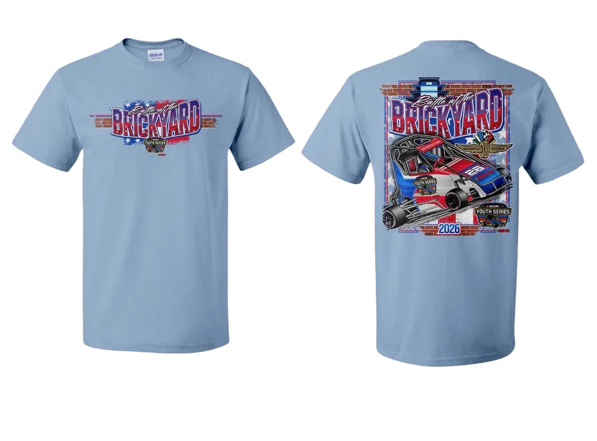NASCAR Youth 26' Brickyard Event Shirt - Light Blue