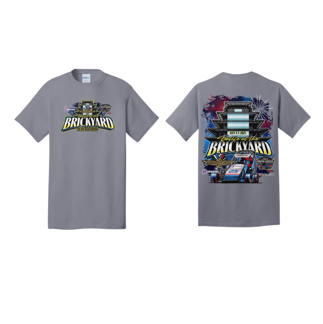 NASCAR Youth 25' Brickyard Event Shirt - Silver