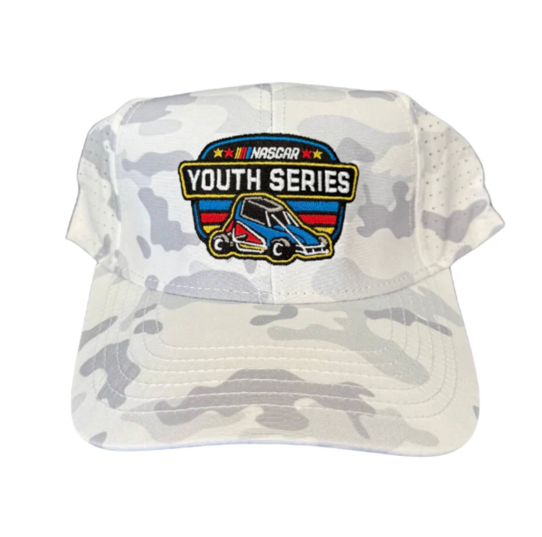 NASCAR Youth Series Snapback Hat - White Camo