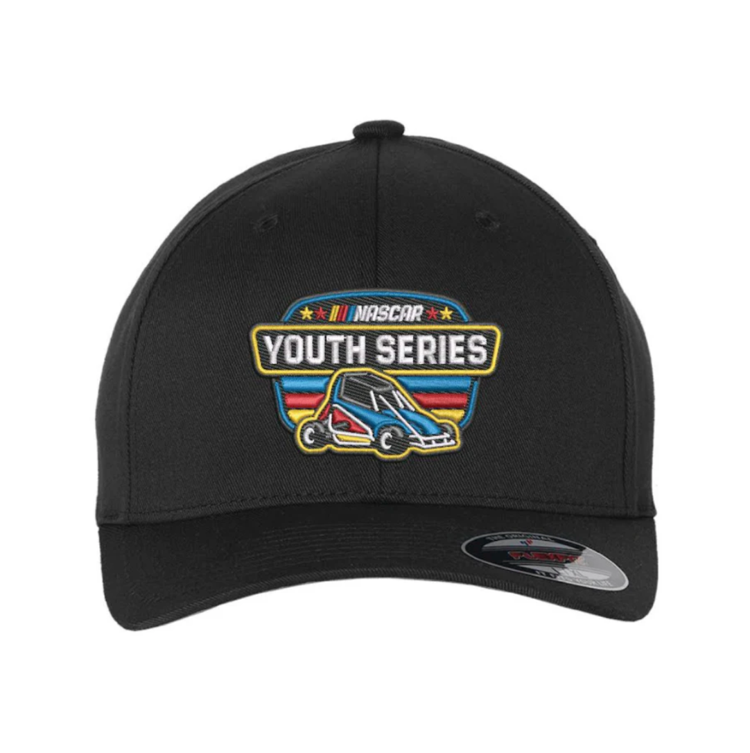 NASCAR Youth FlexFit Hat - Black