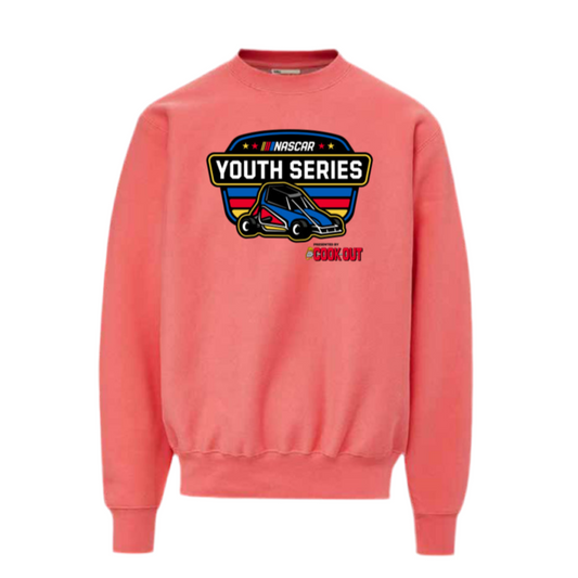 NASCAR Youth Shield - Nantucket Red Crewneck