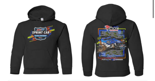 Youth AMSOIL Sprint Car '25 Hoodie - Black