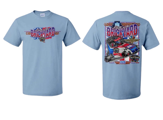 NASCAR Youth 26' Brickyard Event Shirt - Light Blue