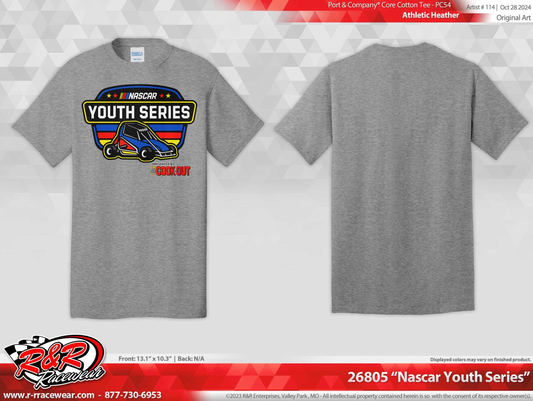 NASCAR Youth Shield - Athletic Heather T-Shirt