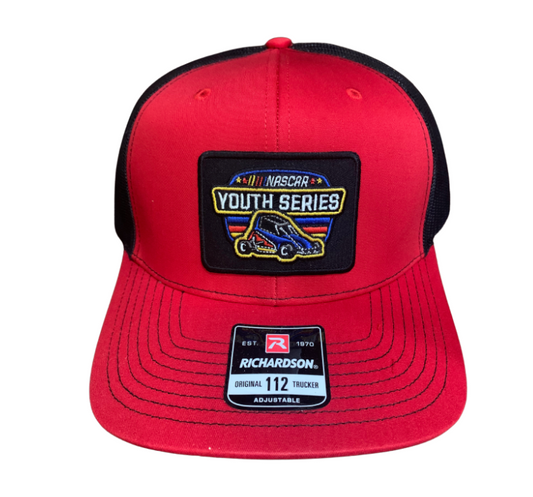 NASCAR Youth Patch Hat - Red/Black