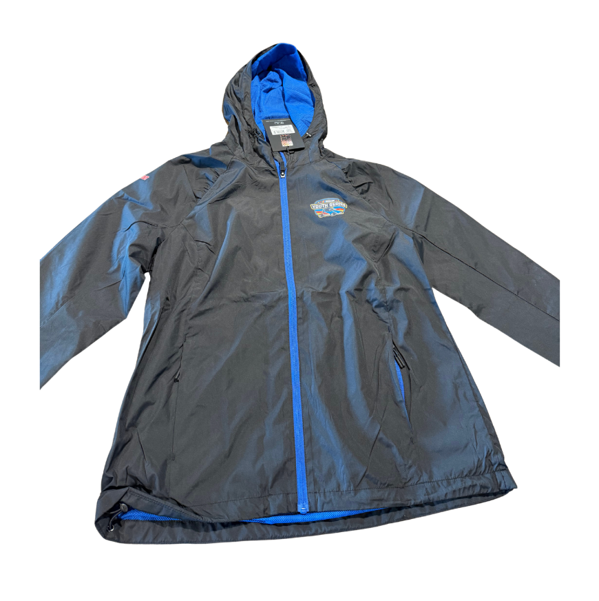 NASCAR Youth Series StormTech Windbreaker - Black/Classic Blue