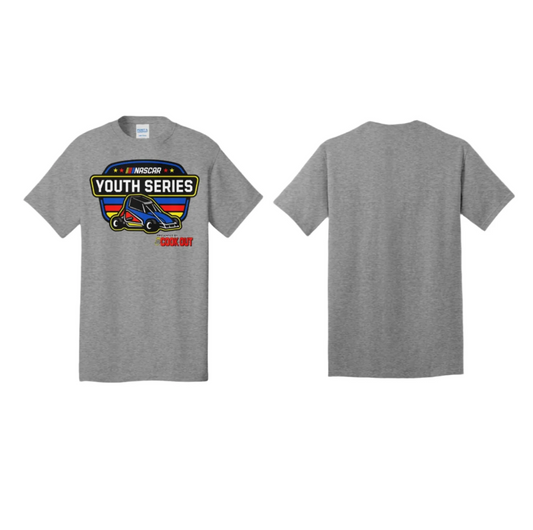 NASCAR Youth Shield - Athletic Heather T-Shirt