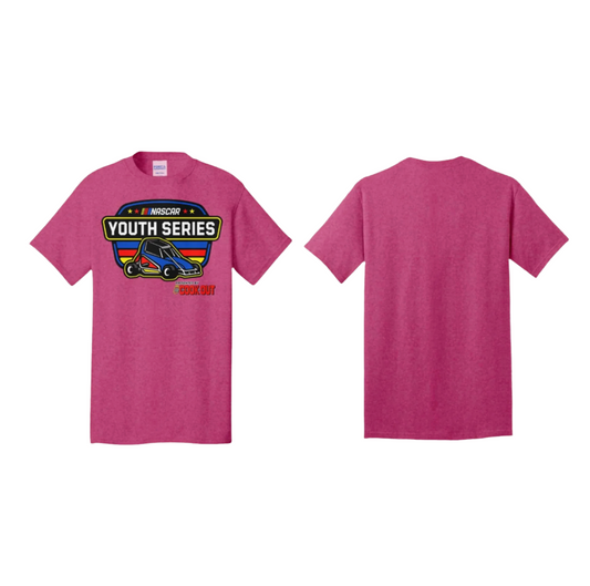NASCAR Youth Shield - Heather Sangria T-Shirt