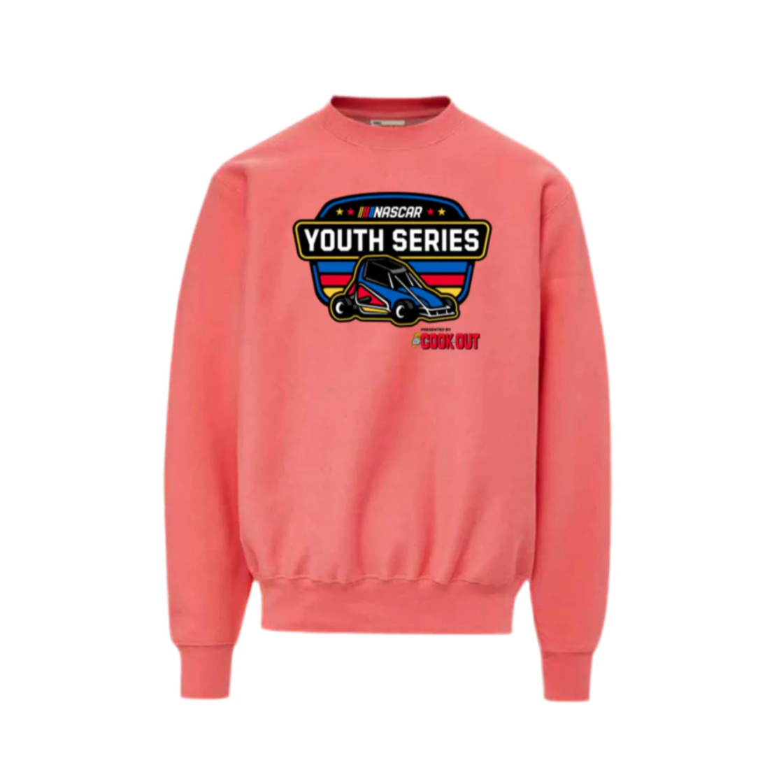 NASCAR Youth Shield - Nantucket Red Crewneck