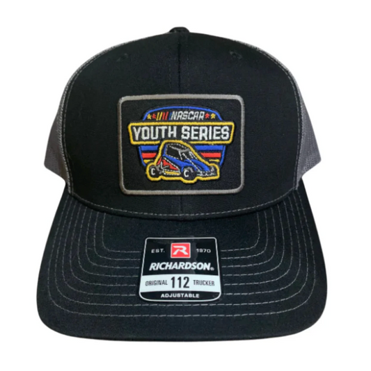NASCAR Youth Patch Hat - Black/Gray
